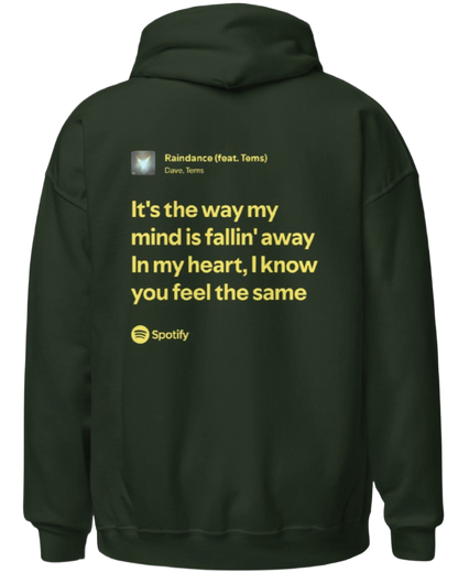 It's the way my mind is fallin' away In my heart, I know you feel the same - Dave, Tems