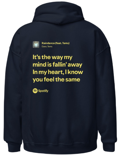 It's the way my mind is fallin' away In my heart, I know you feel the same - Dave, Tems